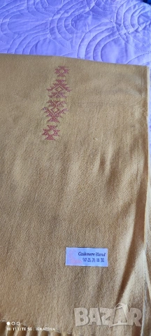 Кашмирен шал с бродерия , снимка 7 - Шалове - 53063898