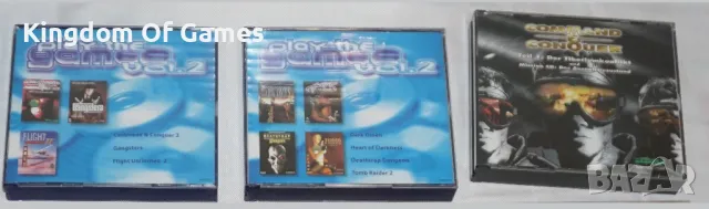 Лот от Игри за PC Command And Conquer Generale/Flight Unlimited 2/ Tomb Rider 2/Gangsters/Dark Omen/