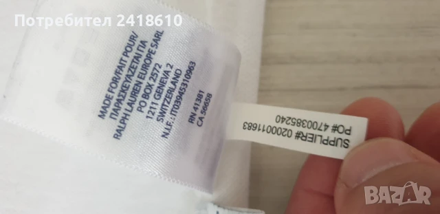 POLO Ralph Lauren Wimbledon Pique Cotton Custom  Fit Mens Size 2XL ОРИГИНАЛ! Мъжка Тениска!, снимка 12 - Тениски - 50781921
