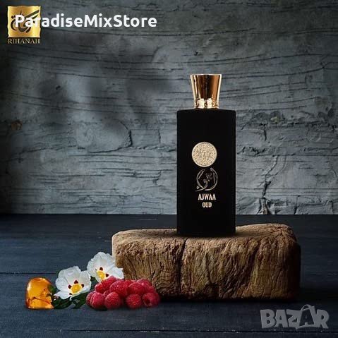 Оригинален Арабски парфюм Ajwaa Oud Nusuk Eau de Parfum 100ml , снимка 1 - Унисекс парфюми - 43203742