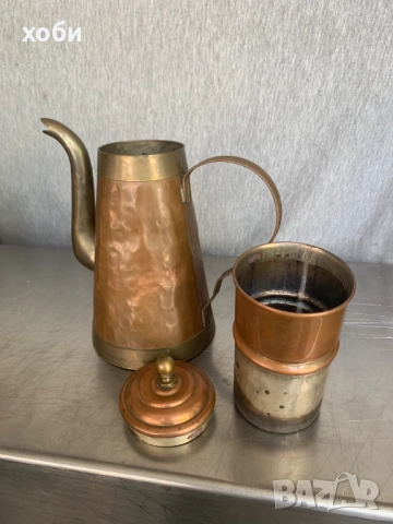 медна кана за чай , снимка 4 - Антикварни и старинни предмети - 51554919