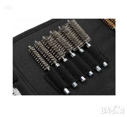 КОМПЛЕКТ ЧЕТКИ ЗА ПОЧИСТВАНЕ НА ИНЖЕКТОРНИ ГНЕЗДА 20 ЕЛЕМЕНТА, снимка 4 - Аксесоари и консумативи - 39614417