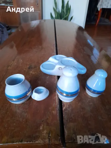 Стара порцеланова солница,солници #12, снимка 4 - Други ценни предмети - 48144099