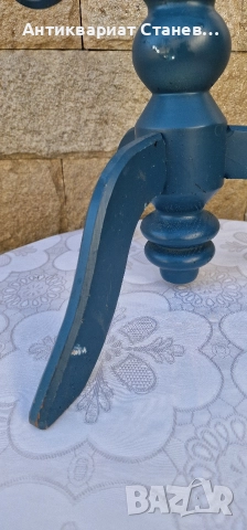 Голям дървен свещник внос от Скандинавия , снимка 5 - Декорация за дома - 52842148