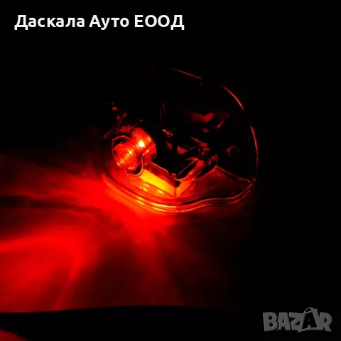 1бр. ЛЕД LED осветление за номер ЧЕРВЕНО, 12/24V , Полша, снимка 4 - Аксесоари и консумативи - 48797194