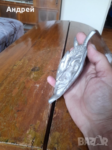 Стар метален сувенир Дявол, снимка 3 - Други ценни предмети - 51634422