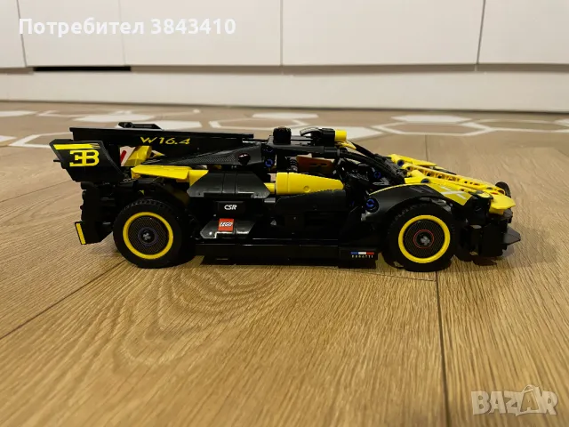 Lego Technic 42151 Болид Bugatti, снимка 4 - Конструктори - 48578081