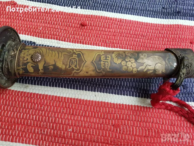 Японски меч  Уакизаши  , снимка 6 - Антикварни и старинни предмети - 47819268