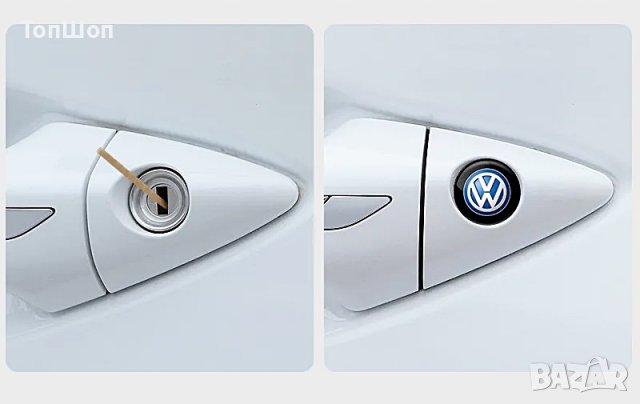 VW Volkswagen стикери за ключалка, снимка 5 - Аксесоари и консумативи - 43490944