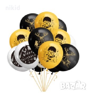 Хари Потър harry potter Обикновен цветен надуваем латекс латексов балон парти хелий или газ, снимка 6 - Други - 31217590