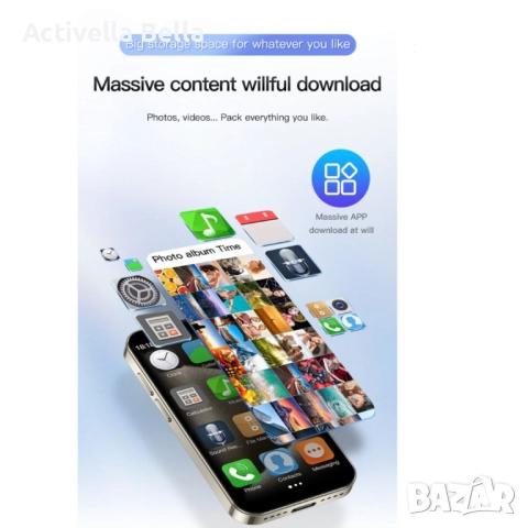 Мини смартфон,  3G WCDMA, снимка 9 - Други - 52615593