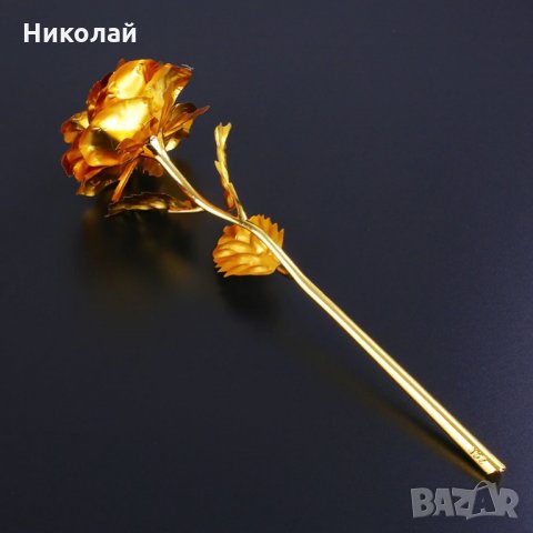 Златна роза 24 К , Златно цвете роза, снимка 2 - Подаръци за жени - 28227533