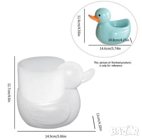 Молд кашпа пате, снимка 2 - Форми - 51291239