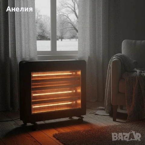 Отоплителна печка Rosberg R51972Е с 4 кварцови реотана