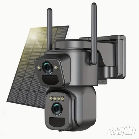Нискоенергоемка CCTV Камера 1080P WiFi, соларен панел и издържлива батерия , снимка 12 - IP камери - 51946985