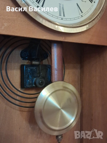 Продавам 30 дневен немски механичен часовник Meister Anker, снимка 9 - Антикварни и старинни предмети - 52490181