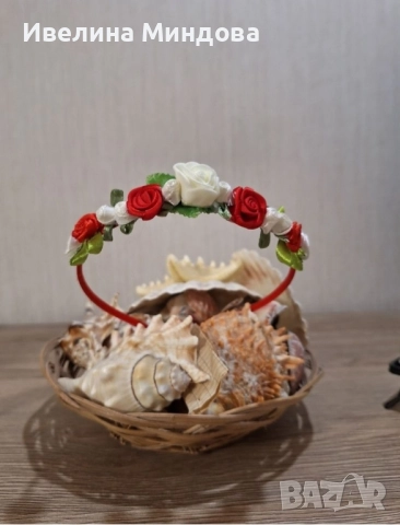 Диадема за коса с цветя/ за народни танци, лазарки/, снимка 8 - Аксесоари за коса - 52490445