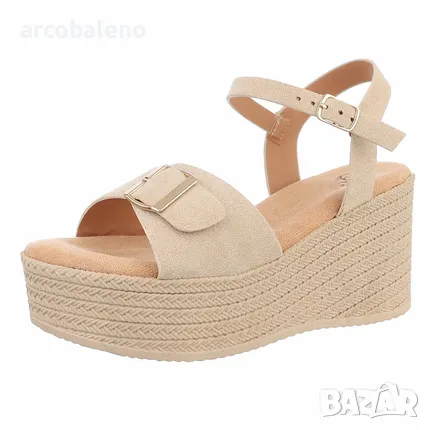 Дамски сандали на танкетка 4цвята , снимка 7 - Сандали - 50352130