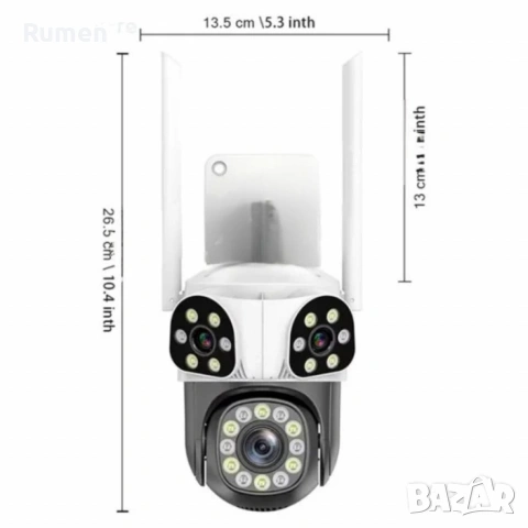 Външна Wi-Fi камЕРА, снимка 4 - HD камери - 53434719