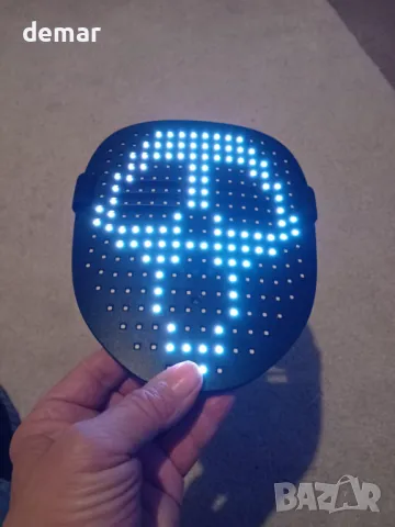 SPEWOM Светеща светодиодна маска с разпознаване на жестове и трансформация, снимка 8 - Други игри - 49689723