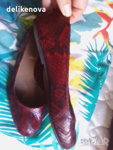 Прекрасни обувки от Питон. Ръчна изработка, снимка 1