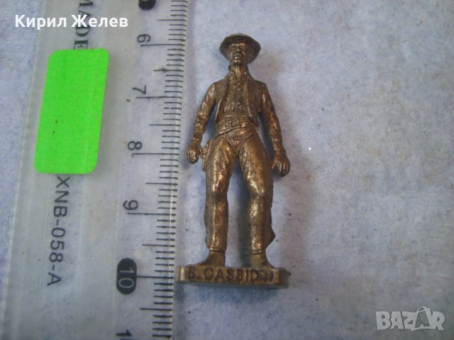 Буч КАСИДИ - БРОНЗОВА ФИГУРКА КИНДЕР ВОЙНИК КОЛЕКЦИОНЕРСКА РЯДКА СТАРА ОТЛИЧНО СЪСТОЯНИЕ 30128 