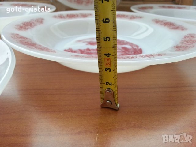  аркопал чинии дълбоки, снимка 4 - Антикварни и старинни предмети - 33422836