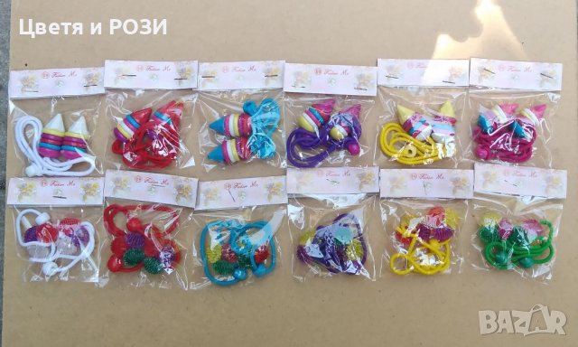 Ластици за коса, снимка 2 - Шноли, диадеми, ленти - 37541282