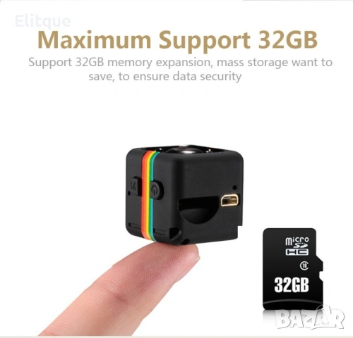 🎥 Удароустойчива мини екшън камера с HD резолюция и сензор за движение 🎥, снимка 8 - Камери - 53227901