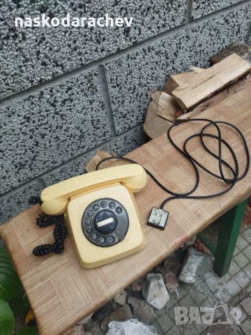 Автентичен ретро стационарен телефон, снимка 8 - Антикварни и старинни предмети - 34949685