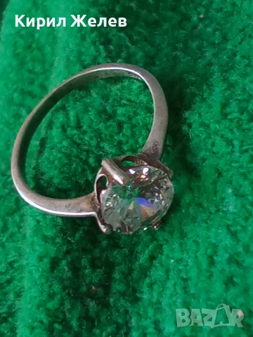 ИЗЯЩЕН Тип ГОДЕЖЕН СРЕБЪРЕН ПРЪСТЕН СРЕБРО S925 с РАЗКОШЕН БЛЕСТЯЩ ЮВЕЛИРНО ФАСЕТИРАН ФИАНИТ 50188, снимка 11 - Пръстени - 50542247