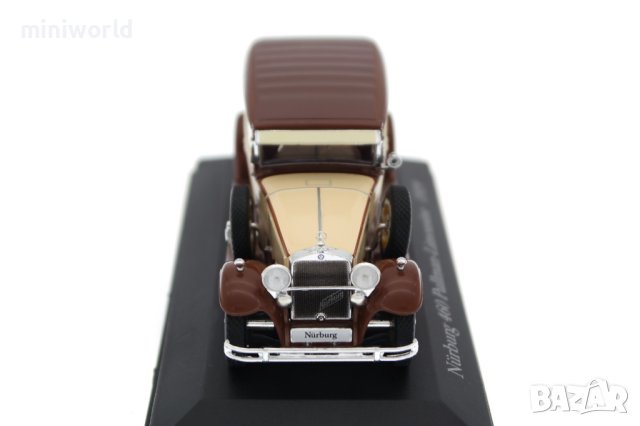 Mercedes-Benz Nürburg 460 Pullman-Limousine 1929 - мащаб 1:43 на DeAgostini нов в PVC дисплей-кейс, снимка 6 - Колекции - 43658044