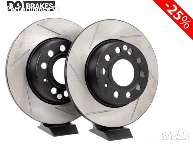 Нарязани задни спирачни дискове 282ммх12мм Audi, Seat, Skoda, VW, снимка 1