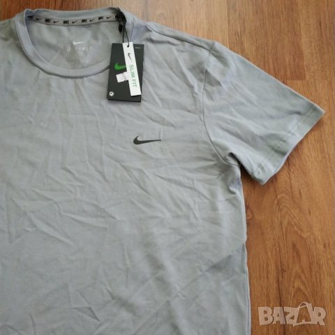 Памучна мъжка сива тениска Nike размер L и XL, снимка 3 - Тениски - 38994827