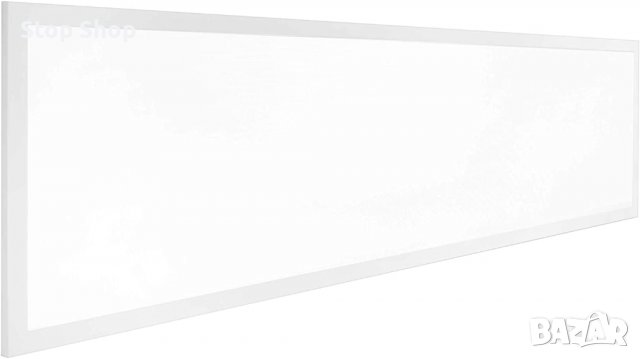 Lumira LED панел 120 x 30 см, 50 W, мрежови светлини, плафони, плосък, без отблясъци вкл. Трансформа
