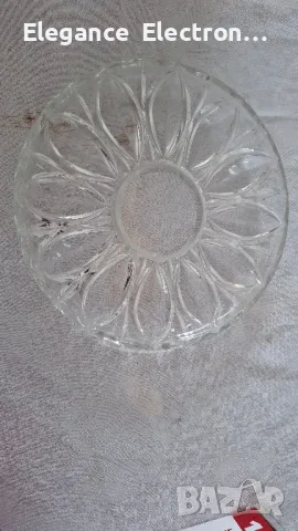 Стъклена бонбниера 18см., снимка 3 - Декорация за дома - 50190784