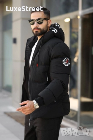 Мъжко Зимно Яке - лого Бродирано 🤍 Moncler 