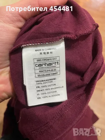 Carhartt t shirt , снимка 4 - Тениски - 47655165