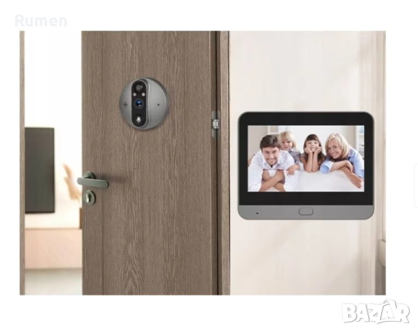 Видео звънец / домофон, снимка 10 - Комплекти за видеонаблюдение - 53151352
