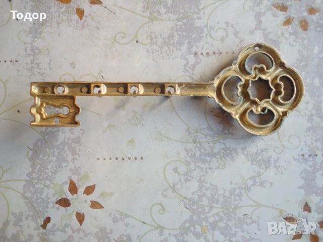 Невероятна бронзова поставка за ключове ключ, снимка 5 - Ключове - 43524665