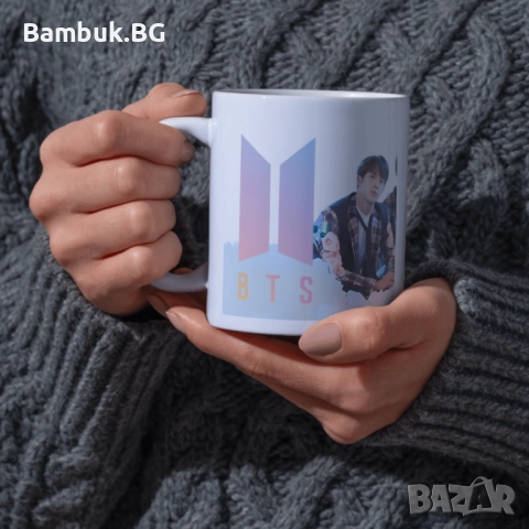 Чаша “BTS Clouds”, снимка 4 - Чаши - 52576983