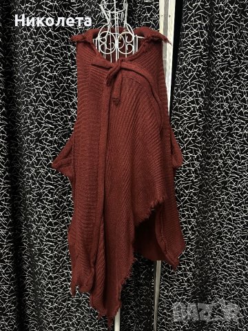 Пончо Junona НАМАЛЕНИЕ , снимка 1 - Блузи с дълъг ръкав и пуловери - 43792651