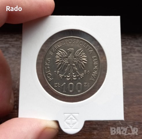 100 злоти  
1986г
Крал Владислав I Локетек .