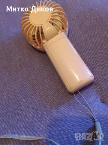 Джобен вентилатор с две батерии нов, снимка 3 - Други стоки за дома - 49680479