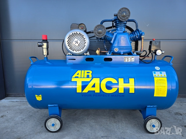 Компресор за въздух - 200 литра 3.0 kW, 4 hp 12 bar.480л/м