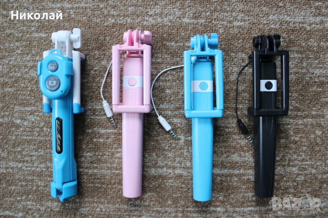 (Bluetooth)Selfie Stick/(Блутут)Селфи стик за всички видове смартфони, снимка 1 - Калъфи, кейсове - 12947575
