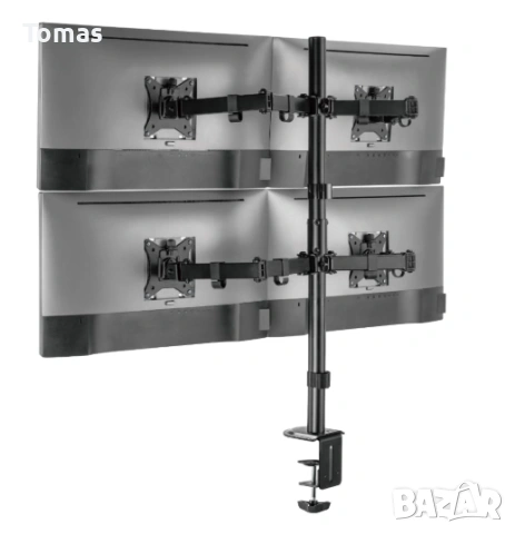 Стойка за 4 монитора, снимка 3 - Други - 53536531
