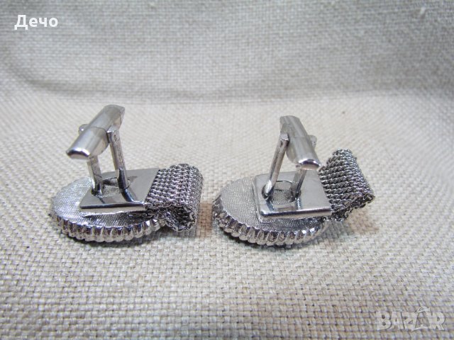 ЛУКСОЗНИ СТАРИ РЪКАВЕЛИ COMMODORE от ПОЛУ-СКЪПОЦЕННИ КАМЪНИ, снимка 2 - Антикварни и старинни предмети - 27703150