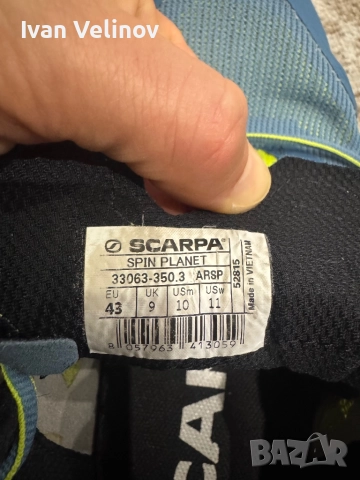 Продавам маратонки Scarpa за бягане, снимка 4 - Други - 52899278