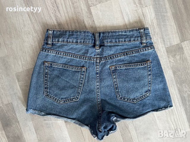 Къси дънки с бродерия , снимка 6 - Къси панталони и бермуди - 39536923
